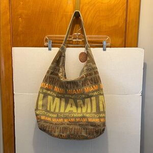 Robin Ruth Brown Miami Print ladies Bag